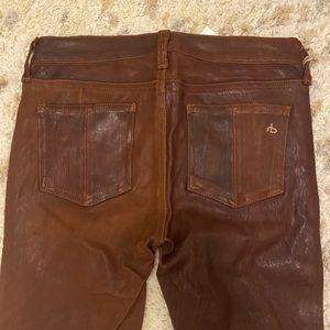 Rag and Bone Lambskin Leather Pants NWT